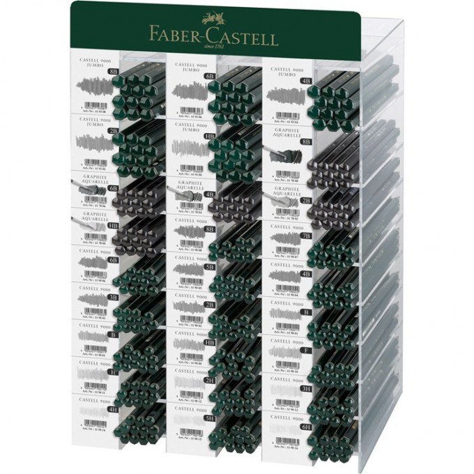 Дисплей c карандашами FABER-CASTELL СASTELL 9000 324 карандаша FR-119090