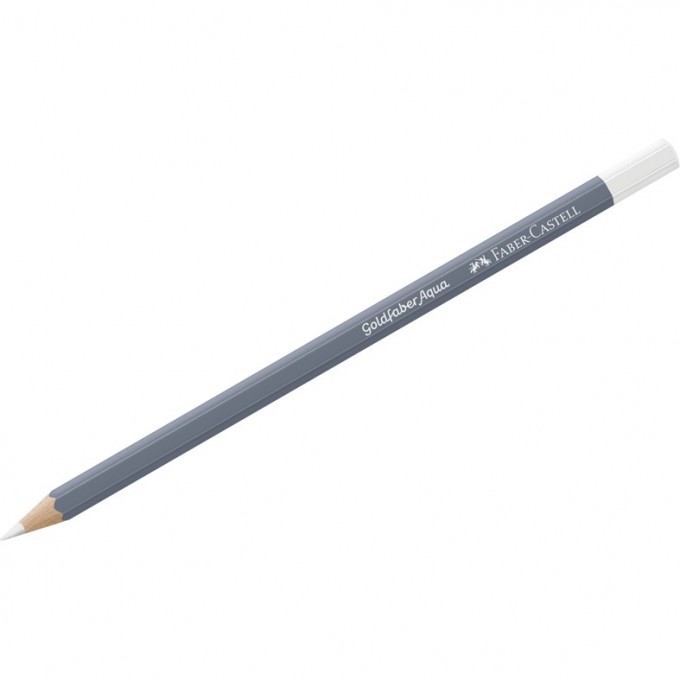 Карандаш акварельный художественный FABER-CASTELL GOLDFABER AQUA, цвет 101 белый FR-114601