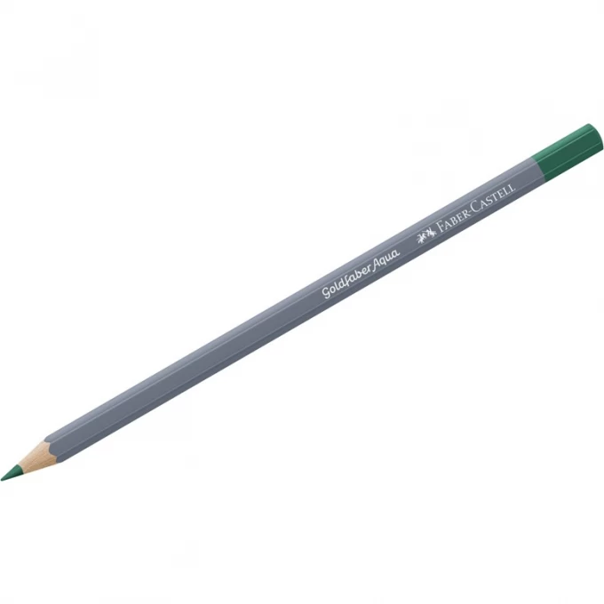 Карандаш акварельный художественный FABER-CASTELL GOLDFABER AQUA, цвет 163 изумрудно-зеленый FR-114663 Карандаш акварельный художественный FABER-CASTELL GOLDFABER AQUA, цвет 163 изумрудно-зеленый FR-114663