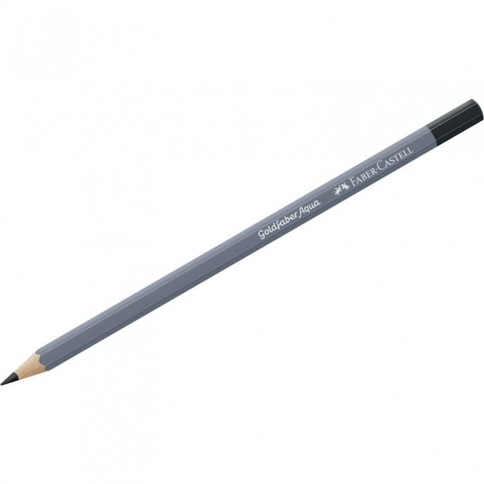 Карандаш акварельный художественный FABER-CASTELL GOLDFABER AQUA, цвет 199 черный FR-114699