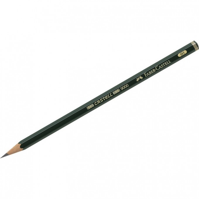 Карандаш чернографитный FABER-CASTELL CASTELL 9000 6H FR-119016