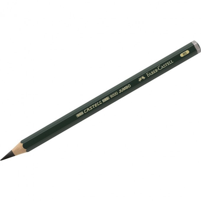 Карандаш чернографитный FABER-CASTELL CASTELL 9000 JUMBO 8B, утолщенный FR-119308