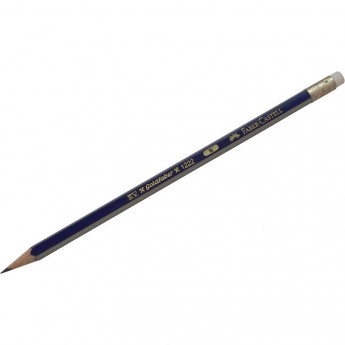 Карандаш чернографитный FABER-CASTELL GOLDFABER 1222 B, с ластиком Карандаш чернографитный FABER-CASTELL GOLDFABER 1222 B, с ластиком