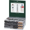 Карандаш чернографитный FABER-CASTELL GRIP 2001 трехгранный, дисплей FR-117060