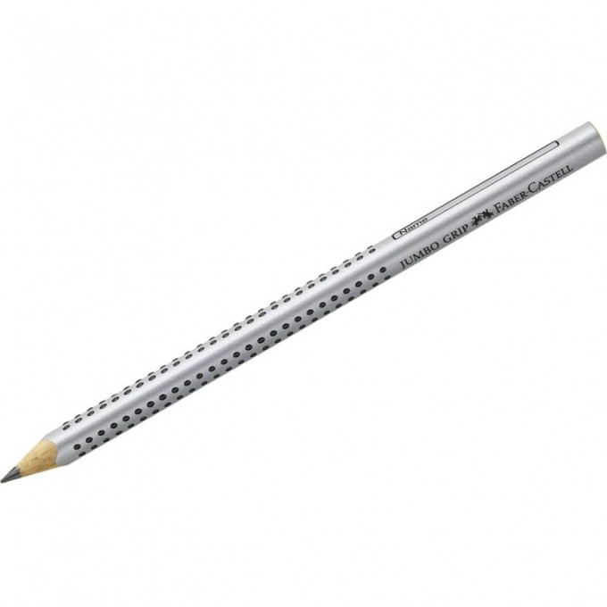 Карандаш чернографитный FABER-CASTELL JUMBO GRIP B, трехгранный, утолщенный FR-111900