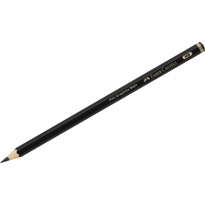 Карандаш чернографитный матовый FABER-CASTELL PITT GRAPHITE MATT НВ, заточеный FR-115200