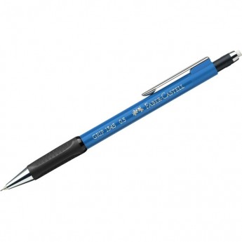 Карандаш механический FABER-CASTELL GRIP 1345 B, 0,5 мм, грип, с ластиком, автоподача грифеля, голубой