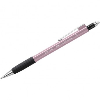 Карандаш механический FABER-CASTELL GRIP 1345 В, 0,5мм, грип, с ластиком, автоподача грифеля, дымчато-розовый