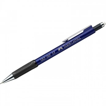 Карандаш механический FABER-CASTELL GRIP 1347 B, 0,7 мм, грип, с ластиком, автоподача грифеля, синий