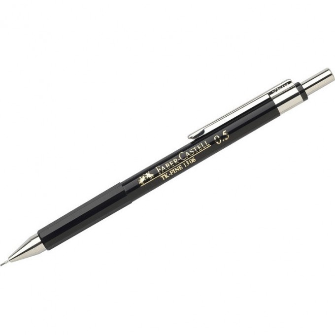 Карандаш механический FABER-CASTELL TK-FINE 1306, HB, 0,5мм, черный корпус FR-130619