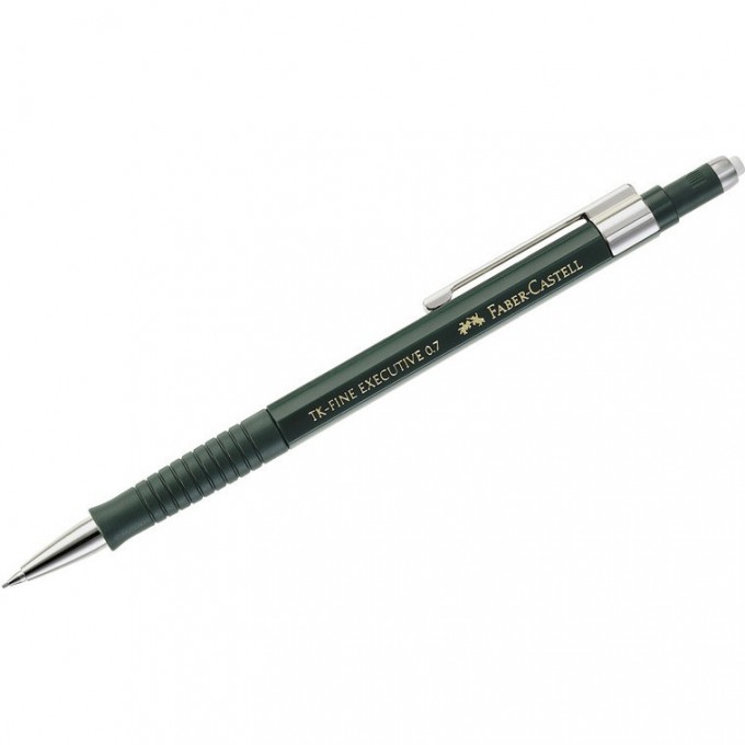 Карандаш механический FABER-CASTELL TK-FINE EXECUTIVE, 0,7 мм, с ластиком FR-131700