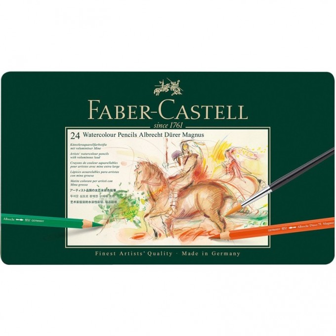 Карандаши акварельные художественные FABER-CASTELL ALBRECHT DÜRER MAGNUS, 24 цвета FR-116924