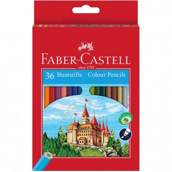 Карандаши цветные FABER-CASTELL, 36 цветов, картон Карандаши цветные FABER-CASTELL, 36 цветов, картон