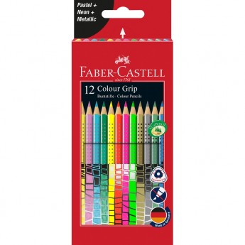 Карандаши цветные FABER-CASTELL GRIP 12 цветов