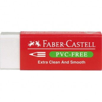 Ластик FABER-CASTELL PVC-FREE, прямоугольный, картонный футляр, 63*22*11мм Ластик FABER-CASTELL PVC-FREE, прямоугольный, картонный футляр, 63*22*11мм