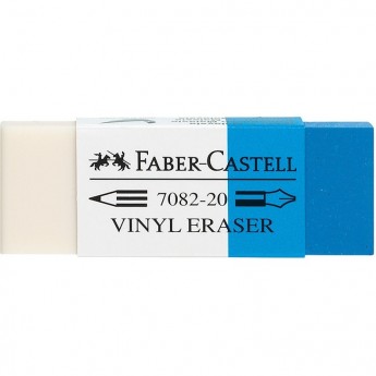 Ластик FABER-CASTELL "PVC-FREE" прямоугольный, комбинированный, 62*21,5*11,5мм