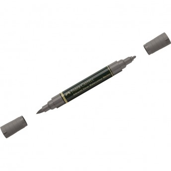 Маркер акварельный пигментированный FABER-CASTELL ALBRECHT DÜRER, цвет 273 теплый серый IV, двухсторонний Маркер акварельный пигментированный FABER-CASTELL ALBRECHT DÜRER, цвет 273 теплый серый IV, двухсторонний