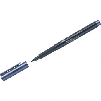 Маркер для декорирования FABER-CASTELL METALLICS синий металлик, пулевидный, 1,5мм Маркер для декорирования FABER-CASTELL METALLICS синий металлик, пулевидный, 1,5мм