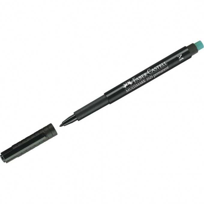 Маркер перманентный FABER-CASTELL MULTIMARK PERMANENT M, черный, пулев., 1,0мм FR-152599