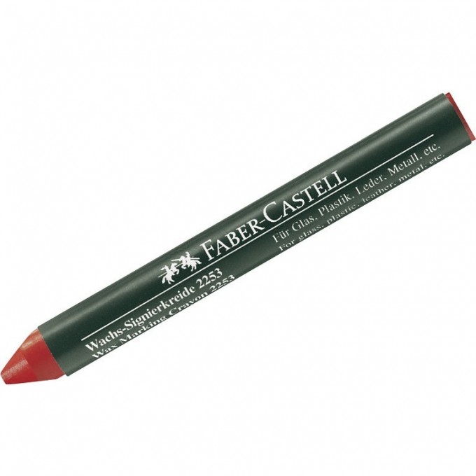 Мелок восковой универсальный FABER-CASTELL красный FR-122202