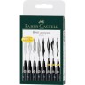 Набор капиллярных ручек FABER-CASTELL PITT ARTIST PEN черные, 8 шт., 0,1/0,3/0,5/0,7/1,5/B/SB/SC FR-167137