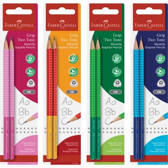 Набор карандашей чернографитных FABER-CASTELL GRIP TWO TONE 2 шт Набор карандашей чернографитных FABER-CASTELL GRIP TWO TONE 2 шт