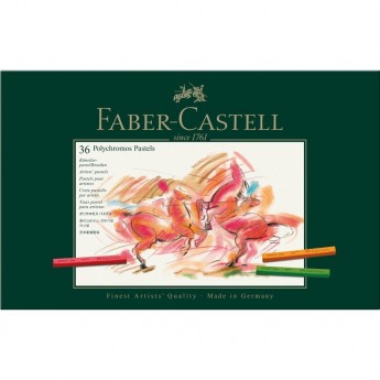 Пастель художественная FABER-CASTELL POLYCHROMOS 36 цветов, картонная упаковка