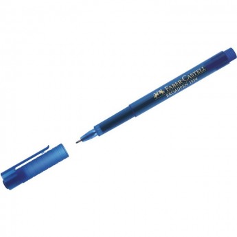 Ручка капиллярная FABER-CASTELL BROADPEN 1554 синяя, 0,8мм Ручка капиллярная FABER-CASTELL BROADPEN 1554 синяя, 0,8мм