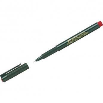 Ручка капиллярная FABER-CASTELL FINEPEN 1511 красная, 0,4мм