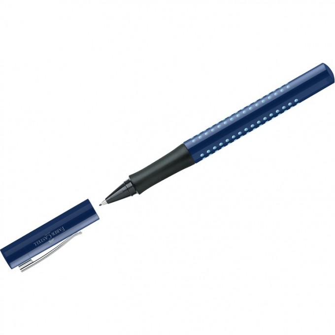 Ручка капиллярная FABER-CASTELL GRIP 2010 синяя, светло-голубой корпус FR-140411