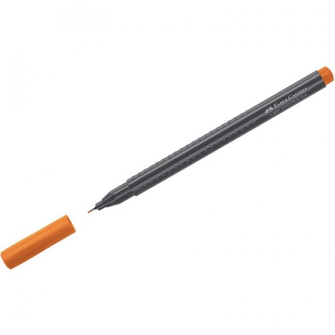 Ручка капиллярная FABER-CASTELL GRIP FINEPEN оранжевая, 0,4мм, трехгранная FR-151615