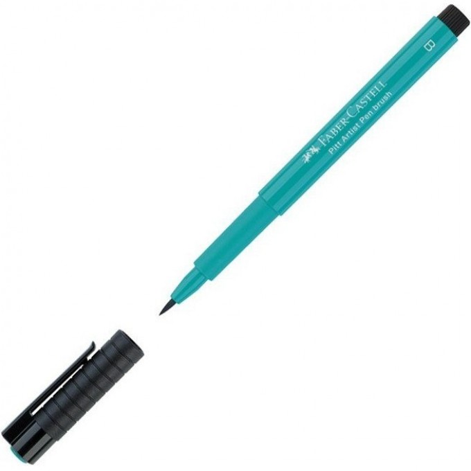 Ручка капиллярная FABER-CASTELL PITT ARTIST PEN BRUSH цвет 156 кобальтовая зелень, кистевая FR-167456