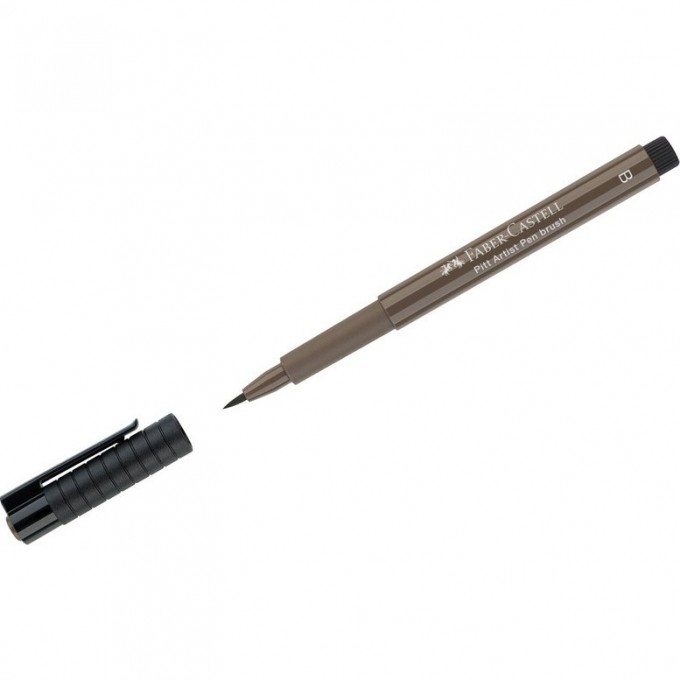 Ручка капиллярная FABER-CASTELL PITT ARTIST PEN BRUSH цвет 177 ореховый, кистевая FR-167477