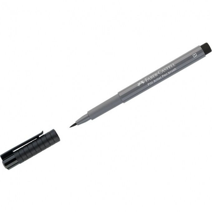 Ручка капиллярная FABER-CASTELL PITT ARTIST PEN BRUSH цвет 233 холодный серый IV, кистевая FR-167433