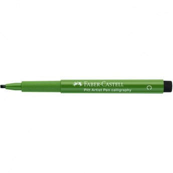 Ручка капиллярная FABER-CASTELL PITT ARTIST PEN CALLIGRAPHY цвет 174 хром зеленый непрозрачный, С=2,5мм, пишущий узел каллиграфический