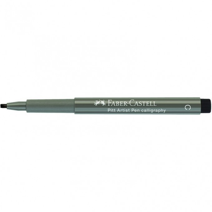 Ручка капиллярная FABER-CASTELL PITT ARTIST PEN CALLIGRAPHY цвет 273 теплый серый IV, С=2,5мм, пишущий узел каллиграфический FR-167573