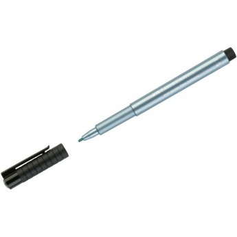 Ручка капиллярная FABER-CASTELL PITT ARTIST PEN METALLIC синий металлик, 1,5мм Ручка капиллярная FABER-CASTELL PITT ARTIST PEN METALLIC синий металлик, 1,5мм