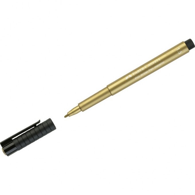 Ручка капиллярная FABER-CASTELL PITT ARTIST PEN METALLIC золотой металлик, 1,5мм FR-167350