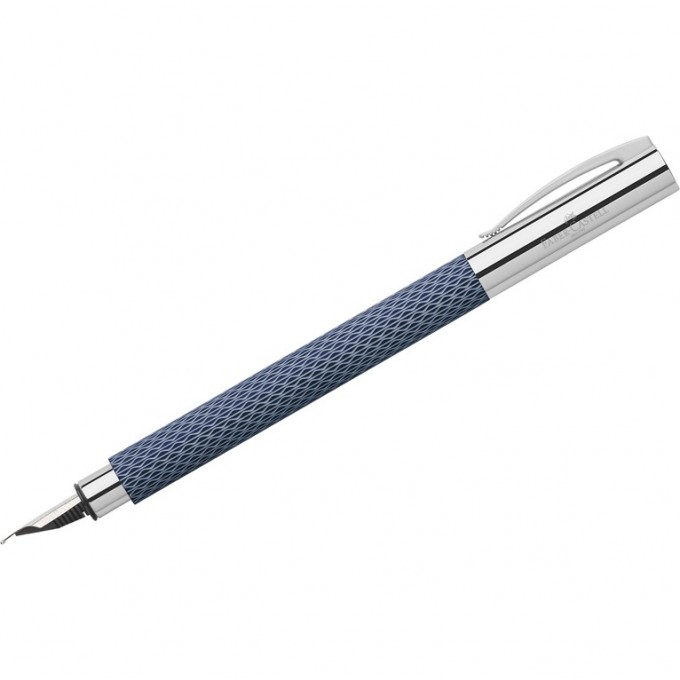 Ручка перьевая FABER-CASTELL AMBITION OPART DEEP WATER синяя, М=0,75мм, корпус глубокий синий FR-147120