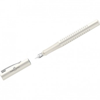 Ручка перьевая FABER-CASTELL GRIP 2010 синяя, F=0,6мм, трехгранная, корпус кокосовое молоко Ручка перьевая FABER-CASTELL GRIP 2010 синяя, F=0,6мм, трехгранная, корпус кокосовое молоко
