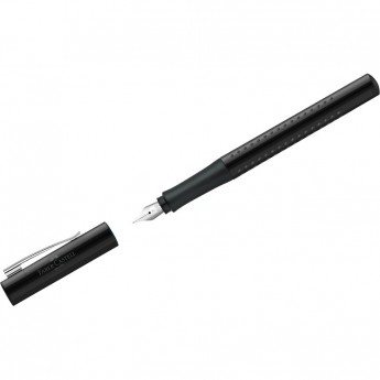 Ручка перьевая FABER-CASTELL GRIP 2010 синяя, М=0,75мм, трехгранная, черный корпус Ручка перьевая FABER-CASTELL GRIP 2010 синяя, М=0,75мм, трехгранная, черный корпус