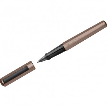 Ручка-роллер FABER-CASTELL HEXO черная, 0,7мм, шестигранная, бронзовый корпус Ручка-роллер FABER-CASTELL HEXO черная, 0,7мм, шестигранная, бронзовый корпус