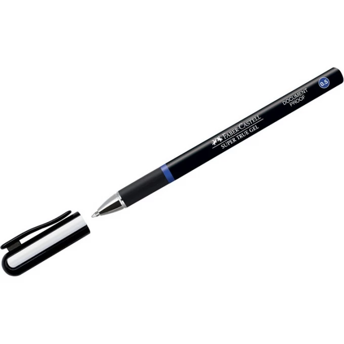 Ручка-роллер FABER-CASTELL SUPER TRUE GEL, синяя, 0,5 мм, одноразовая FR-549051 Ручка-роллер FABER-CASTELL SUPER TRUE GEL, синяя, 0,5 мм, одноразовая FR-549051