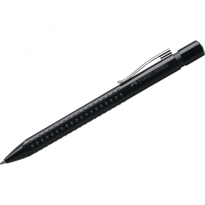 Ручка шариковая автоматическая FABER-CASTELL GRIP 2010 синяя, 1,0мм, трехгранная, черная FR-243999