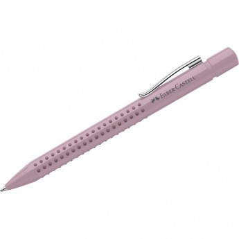 Ручка шариковая автоматическая FABER-CASTELL GRIP 2010 синяя, 1,0мм, трехгранная, дымчато-розовая Ручка шариковая автоматическая FABER-CASTELL GRIP 2010 синяя, 1,0мм, трехгранная, дымчато-розовая