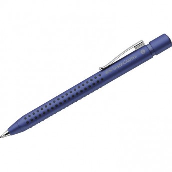 Ручка шариковая автоматическая FABER-CASTELL GRIP 2011 синяя, 1,2мм, трехграннная, синий корпус