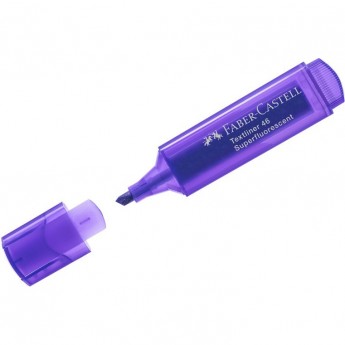 Текстовыделитель FABER-CASTELL 46 SUPERFLUORESCENT, флуоресцентный фиолетовый, 1-5мм Текстовыделитель FABER-CASTELL 46 SUPERFLUORESCENT, флуоресцентный фиолетовый, 1-5мм